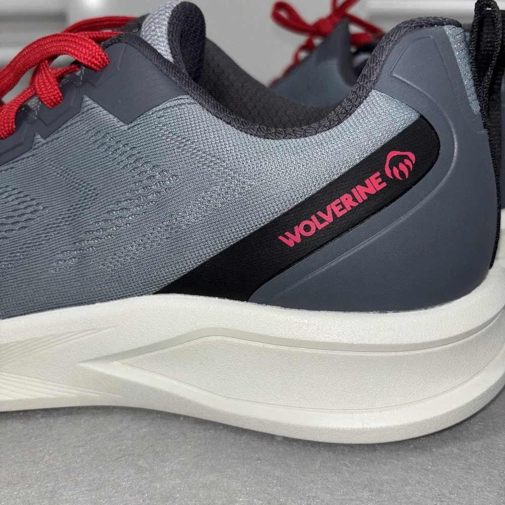 Wolverine Bolt Knit DSPRG Shoes Mens Size 11‎ EW Grey Red Work CarbonMAX Toe